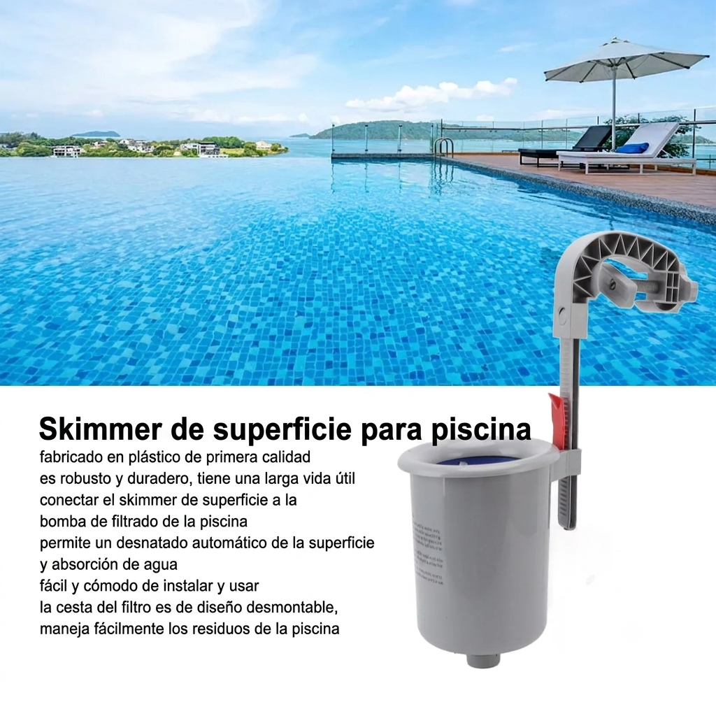 Skimmer automático de pared