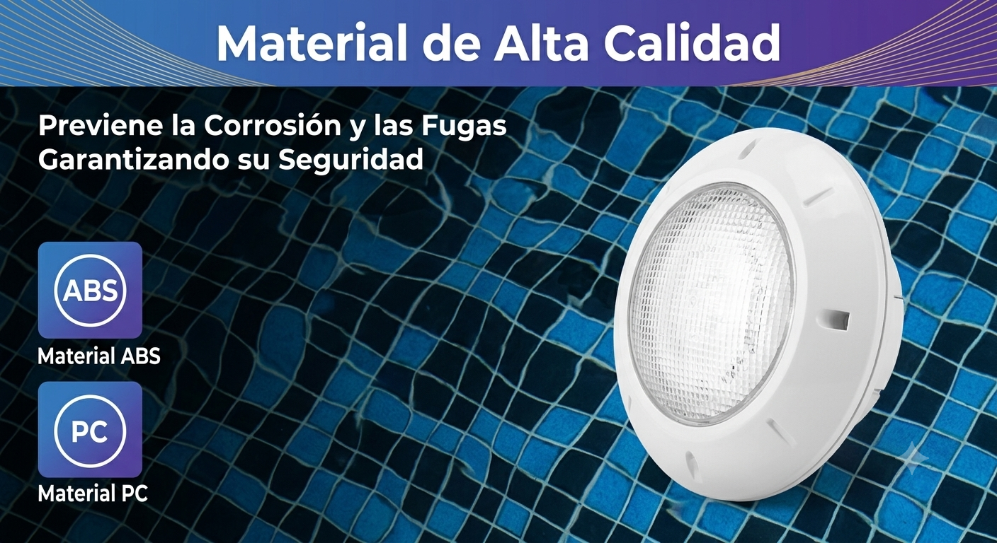 Focos LED RGB para piscina
