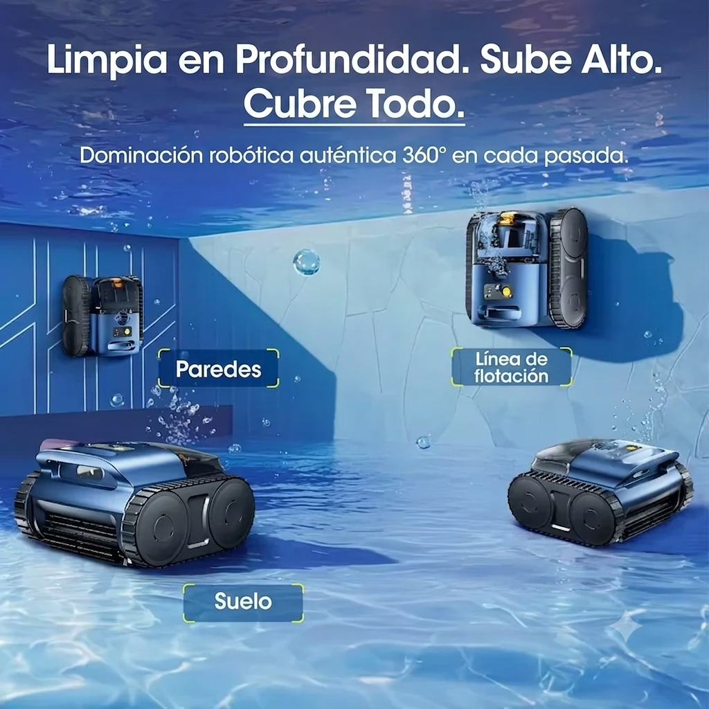 Acquaria SAT 25 Pro — Fondo y paredes