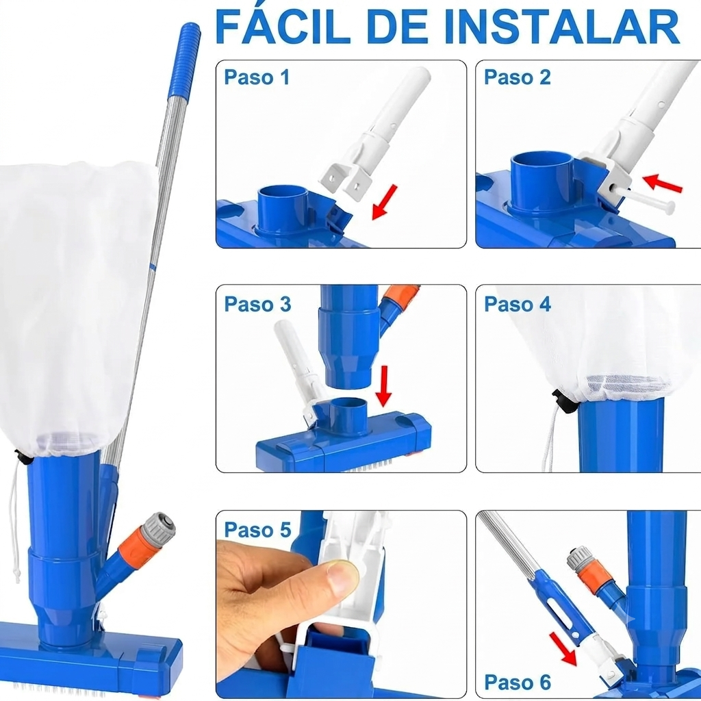 Limpiafondos manual K-1060