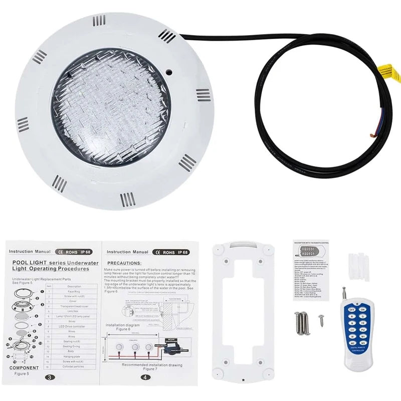 Focos LED RGB para piscina