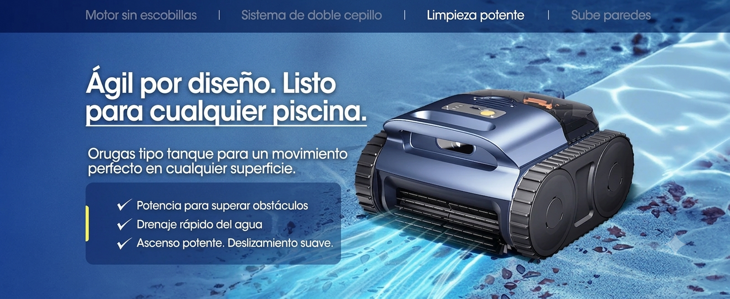 Acquaria SAT 25 Pro — Fondo y paredes