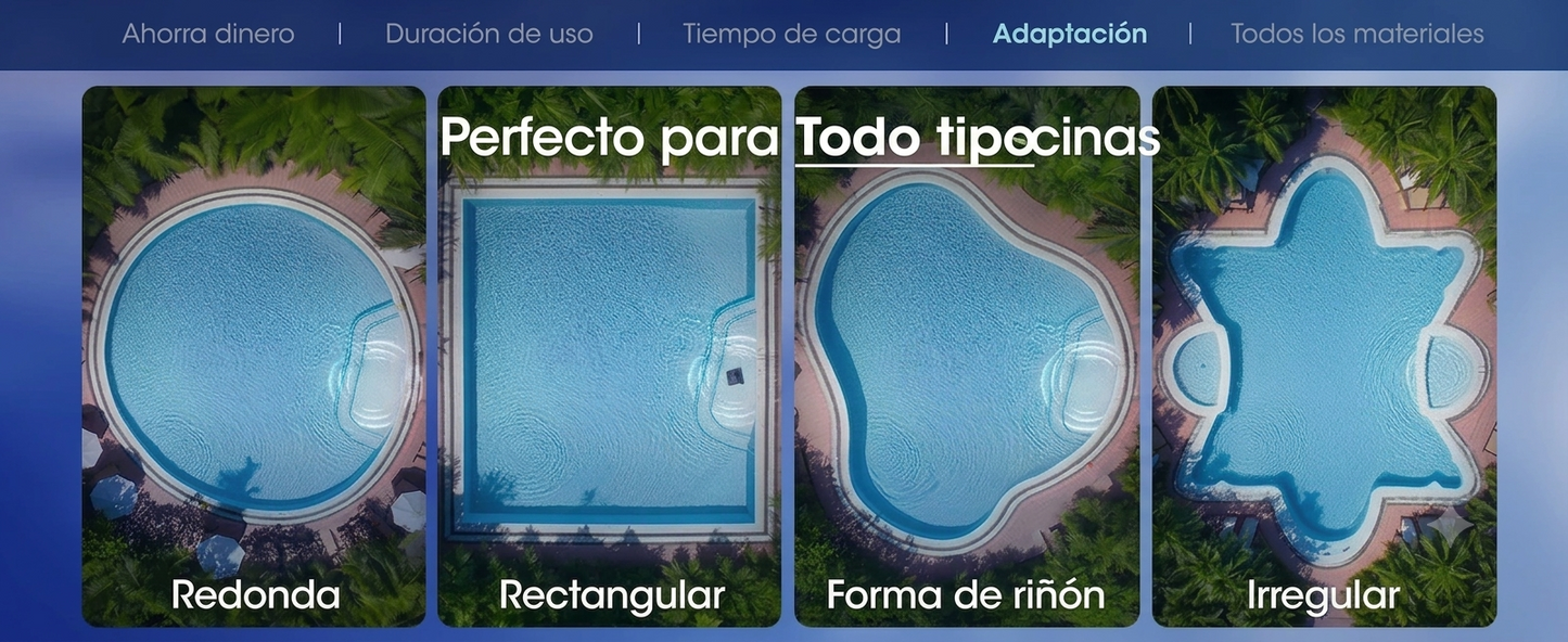 Acquaria SAT 25 Pro — Fondo y paredes